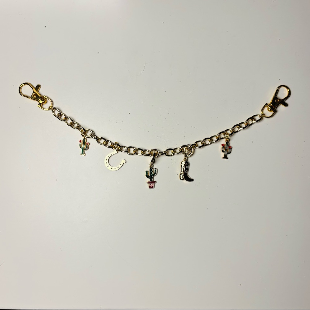 Handmade western bag charm - Picture 2 of 5